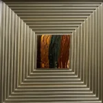 Pewter Concentric Mirror-Center Panel