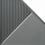Gunmetal Grey Diagonal Split Panel