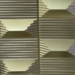Bronze Trapezoid-Cut Fluted Panel