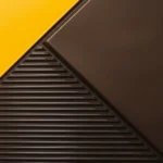 Color-Block Diagonal Fluted Panel