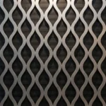 Wavy Silver Lattice Acoustic Panel