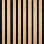 Premium Wide-Slat Oak Acoustic Panel