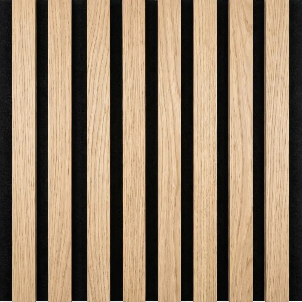 Premium Wide-Slat Oak Acoustic Panel - Image 1