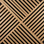 Diagonal Cross-Hatch Acoustic Panel