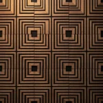 Concentric Square Acoustic Panel