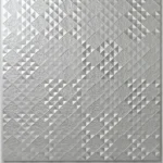 Hammered Silver Geometric Patchwork PS Panel