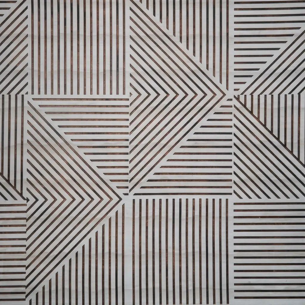PS Panel (4) Monochromatic Diagonal Slat PS Panel - Image 1
