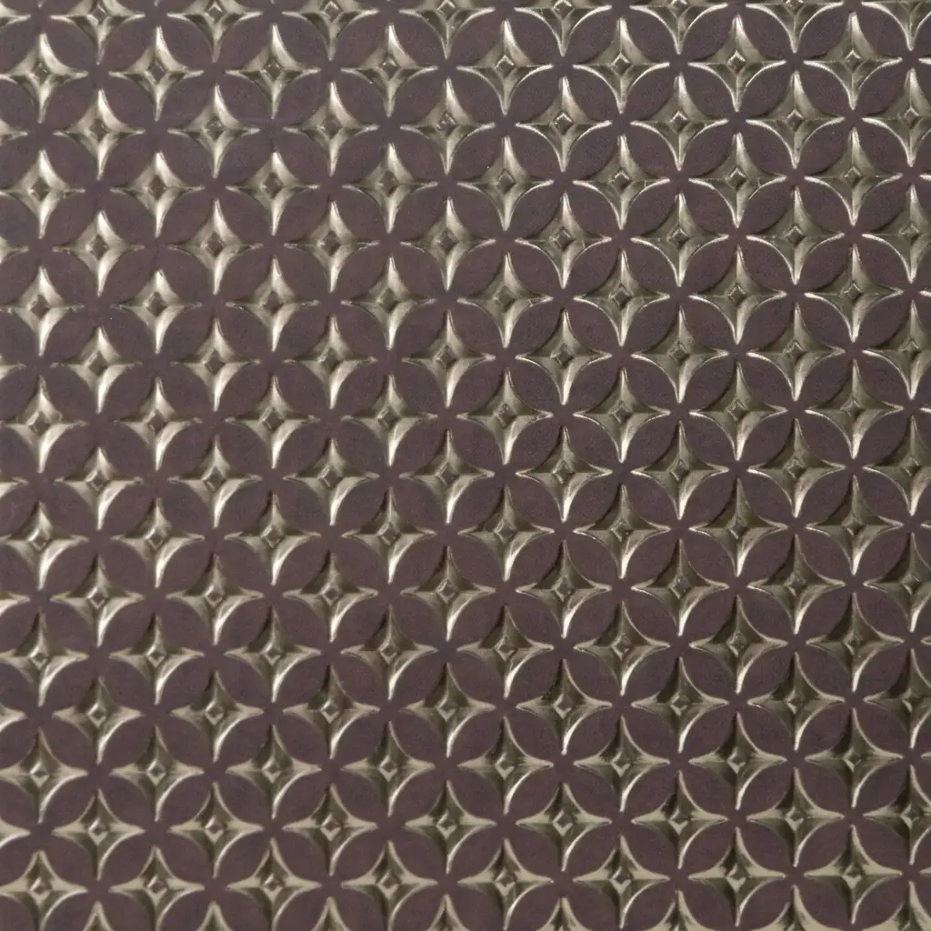 PS Panel (5) Regal Plum & Gold Starburst PS Panel - Image 1