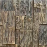 Weathered Barn Wood Plank Effect PU Wall Panel (Multi-Tonal)