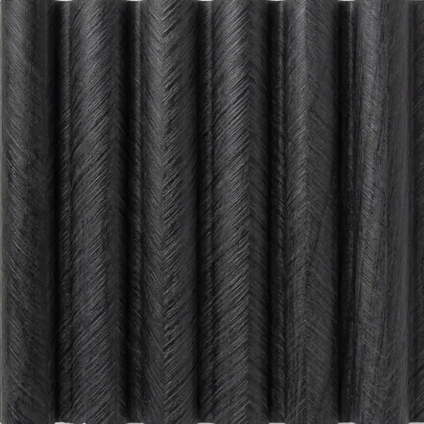 WPC Panels (1) Obsidian Chevron-Textured WPC Panel - Image 1