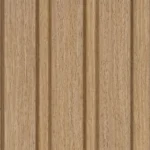 Natural Oak Multi-Width Slat WPC Panel
