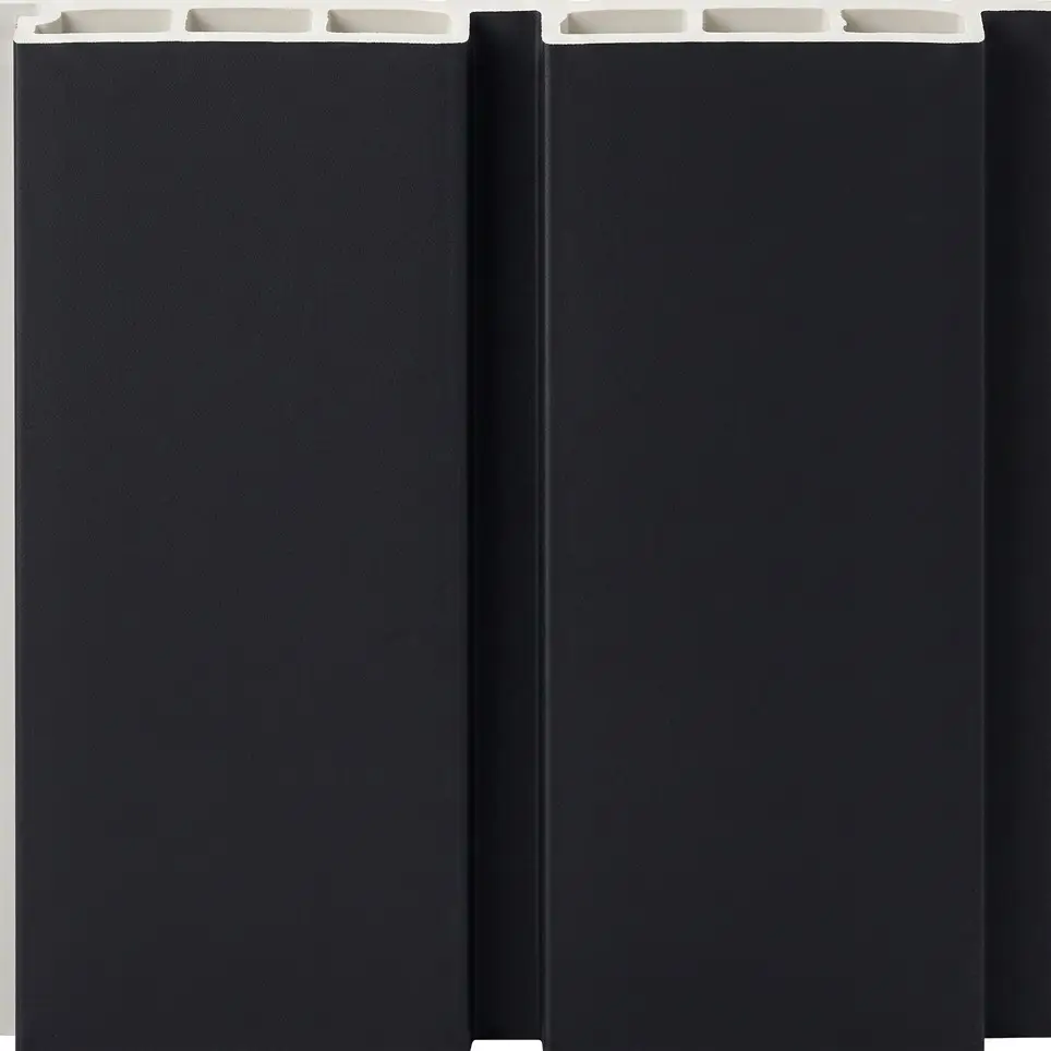 WPC Panels (5) Matte Black Wide-Plank WPC Panel - Image 1