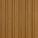 Golden Teak Asymmetric Slat WPC Panel